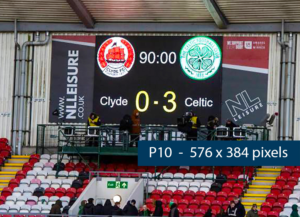 CUMBERNAULD, SCOTLAND - FEBRUARY 9: The full time scoreboard during a William Hill Scottish Cup fifth round match between Clyde and Celtic at Broadwood Stadium, on February 9, 2020, in Cumbernauld, Scotland. (Photo by Craig Williamson / SNS Group via Getty Images)